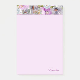 Waterverf Floral Pattern Notes