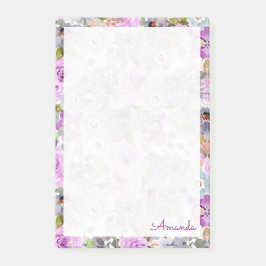Waterverf Floral Pattern Notes