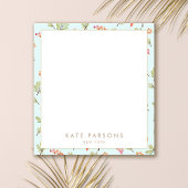 Waterverf Floral Pattern Notitieblok