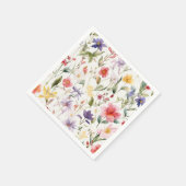 Waterverf Floral Pattern Servet (Hoek)