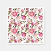 Waterverf Floral Pattern Servet (Voorkant)