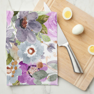 Waterverf Floral Pattern Theedoek