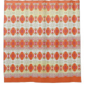 Waterverf Floral Patterned Douchegordijn (Voorkant)