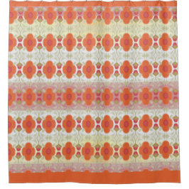 Waterverf Floral Patterned Douchegordijn