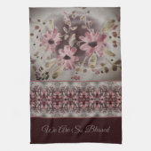 Waterverf Floral Patterned Theedoek (Verticaal)