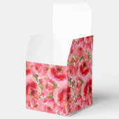 Waterverf Floral Peonies Vrijgezellenfeest Bedankdoosjes (Geopend)