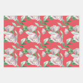 Waterverf Floral Peony  Inpakpapier Vel (Voorkant 2)