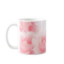 Waterverf Floral Peony Light Pink Mok