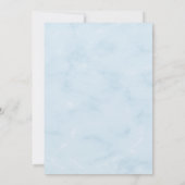 Waterverf Floral Photo Funeral Service Kaart (Achterkant)