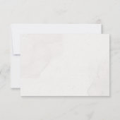 Waterverf Floral Pink Cherry Blossom Wedding Bedankkaart (Achterkant)