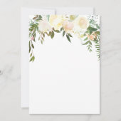 Waterverf Floral Pink Cream Ivoorkust BLANK Kaart (Voorkant)