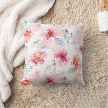 Waterverf Floral Pink