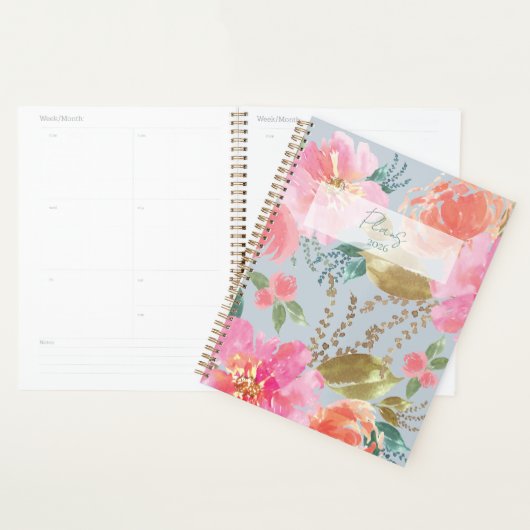 Waterverf Floral Planner (Display)