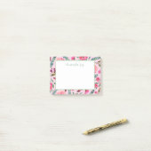 Waterverf Floral Post-it® Notes (Op bureau)