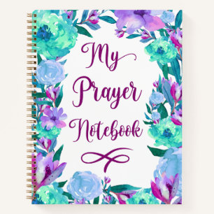 Waterverf Floral Prayer Notitieboek