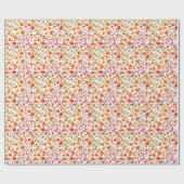Waterverf Floral Print Cadeaupapier (Vlak)