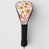 Waterverf Floral Print Golfheadcover (Voorkant)