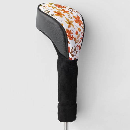 Waterverf Floral Print Golfheadcover (Schuin)