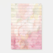  Waterverf Floral Print Lined Post-it® Notes (Voorkant)