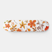 Waterverf Floral Print Persoonlijk Skateboard (Horizontaal)
