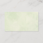 Waterverf Floral Registry Insert for Invitation Informatiekaartje (Achterkant)