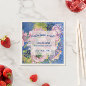 Waterverf Floral repesal Dinner Servet (Insitu)