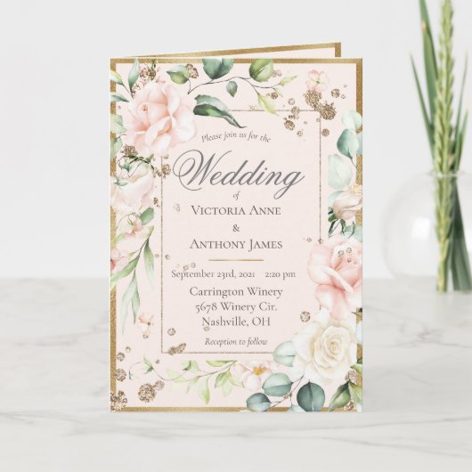 Waterverf Floral Romantic (Voorkant)