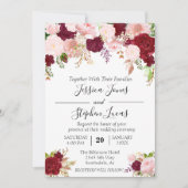 Waterverf Floral Romantic Kaart (Voorkant)