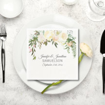 Waterverf Floral roze beige ivoor weesbruiloft