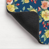  Waterverf Floral Rozen Achtergrond | Muismat (Hoek)