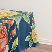  Waterverf Floral Rozen Achtergrond | Tafelkleed (Voorbeeld)
