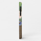 Waterverf Floral Rustic Wood Butterfly Script Case-Mate iPhone Case (Achterkant/links)