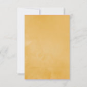 Waterverf Floral Safari Baby shower Bedankkaart (Achterkant)