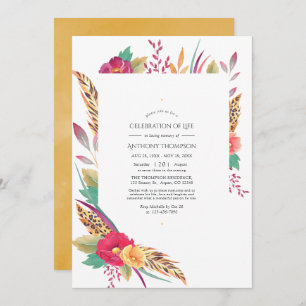 Waterverf Floral Safari Foto van Life Foto Kaart