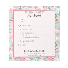 Waterverf Floral School Note 1 Notitieblok