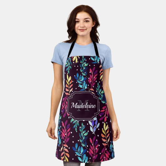 Waterverf Floral Schort (Gedragen)