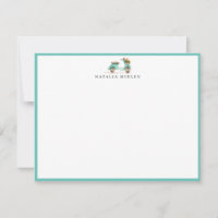 Waterverf Floral Scooter