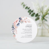 Waterverf Floral Script Vrijgezellenfeest Kaart (Staand voorkant)