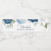 Waterverf Floral Script Vrijgezellenfeest Waterfles Etiket (Enkel label)