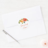 Waterverf floral selflove sticker (Envelop)