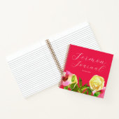 Waterverf Floral Sermon Journal Notitieboek (Binnen)