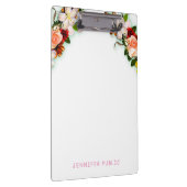 Waterverf Floral Sjabloon Elegant Modern Klembord (Rechts)