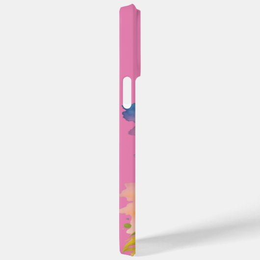 Waterverf floral sloth phone case (Achterkant / Rechts)