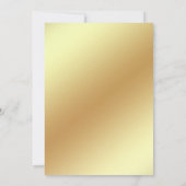 Waterverf Floral Spaans Mardi Gras Quinceañera Kaart (Achterkant)