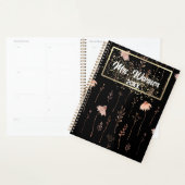 Waterverf Floral Specialized Teacher Gift Boho Planner (Display)