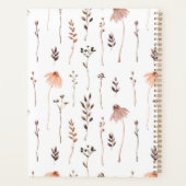 Waterverf Floral Specialized Teacher Gift Boho Planner (Achterkant)