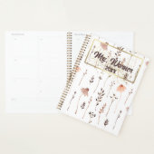 Waterverf Floral Specialized Teacher Gift Planne Planner (Display)