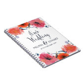 Waterverf Floral Spiral Journal Notitieboek (Rechterzijde)