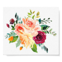 Waterverf Floral Spray  Country Art