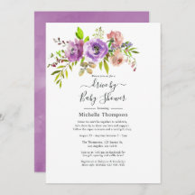 Waterverf Floral Spring Drive by Shower